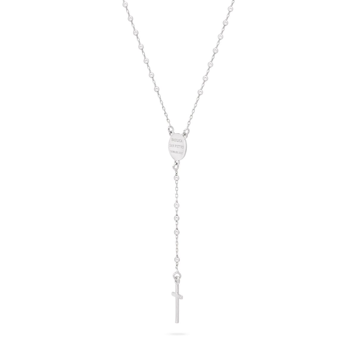 Sterling Silver Rosary with St. Peter's Basilica