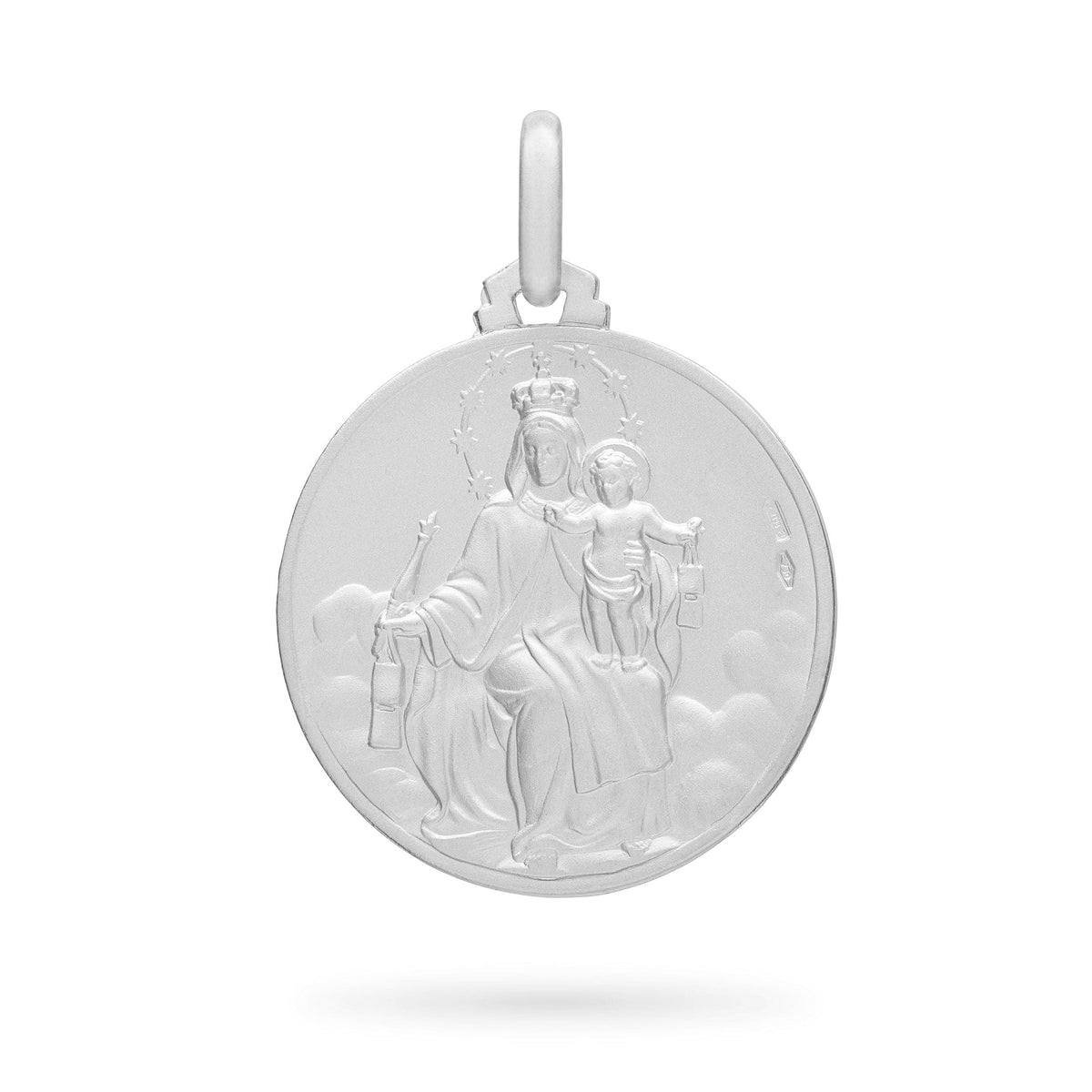 Sterling Silver Scapular Medal