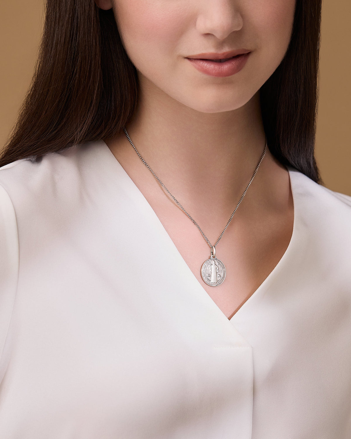 Sterling Silver St. Benedict Medal