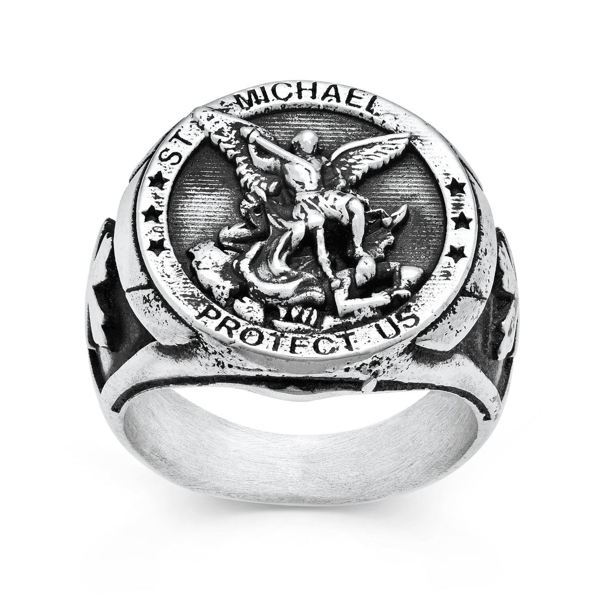 Sterling Silver St. Michael Ring