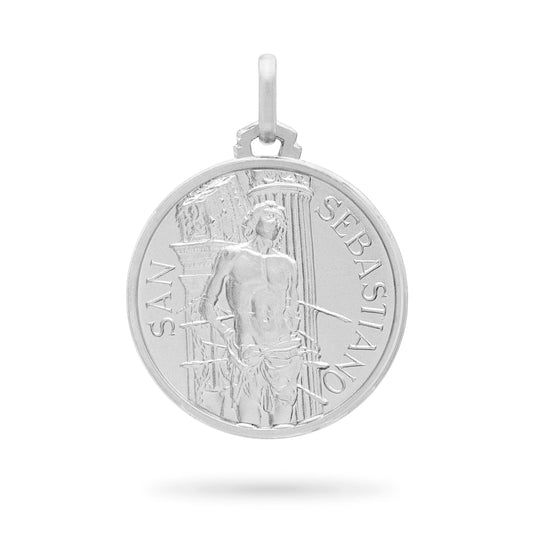 Sterling Silver St. Sebastian Medal