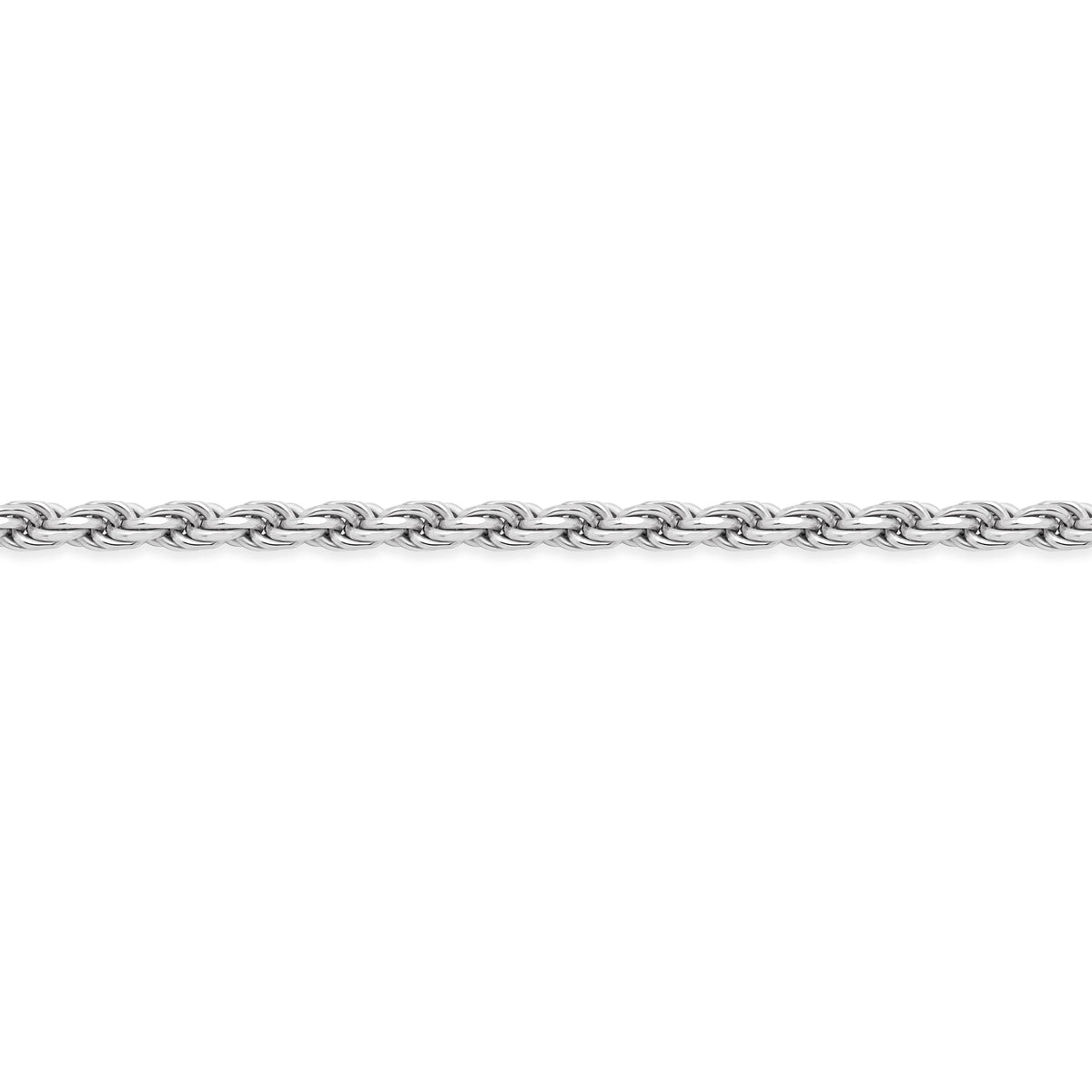 Sterling Silver Torchon Chain Necklace