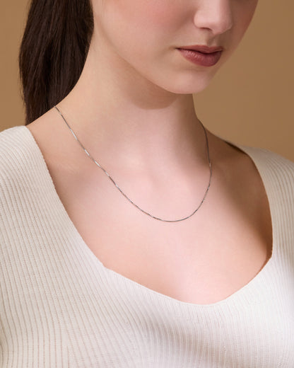 Sterling Silver Venetian Chain Necklace