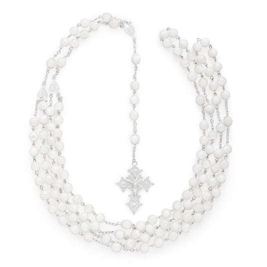 Sterling Silver Wedding Rosary
