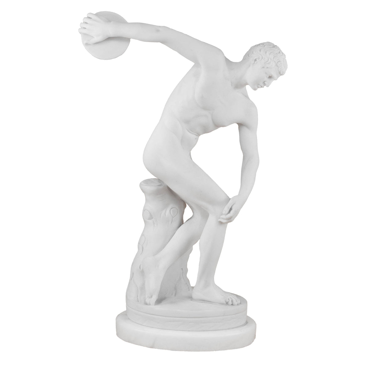 The Discobolus Marble Dust Statue