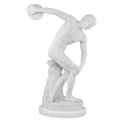 The Discobolus Marble Dust Statue