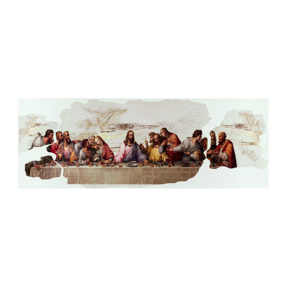 Wooden Panel of the Last Supper Vintage Effect