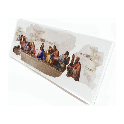 Wooden Panel of the Last Supper Vintage Effect