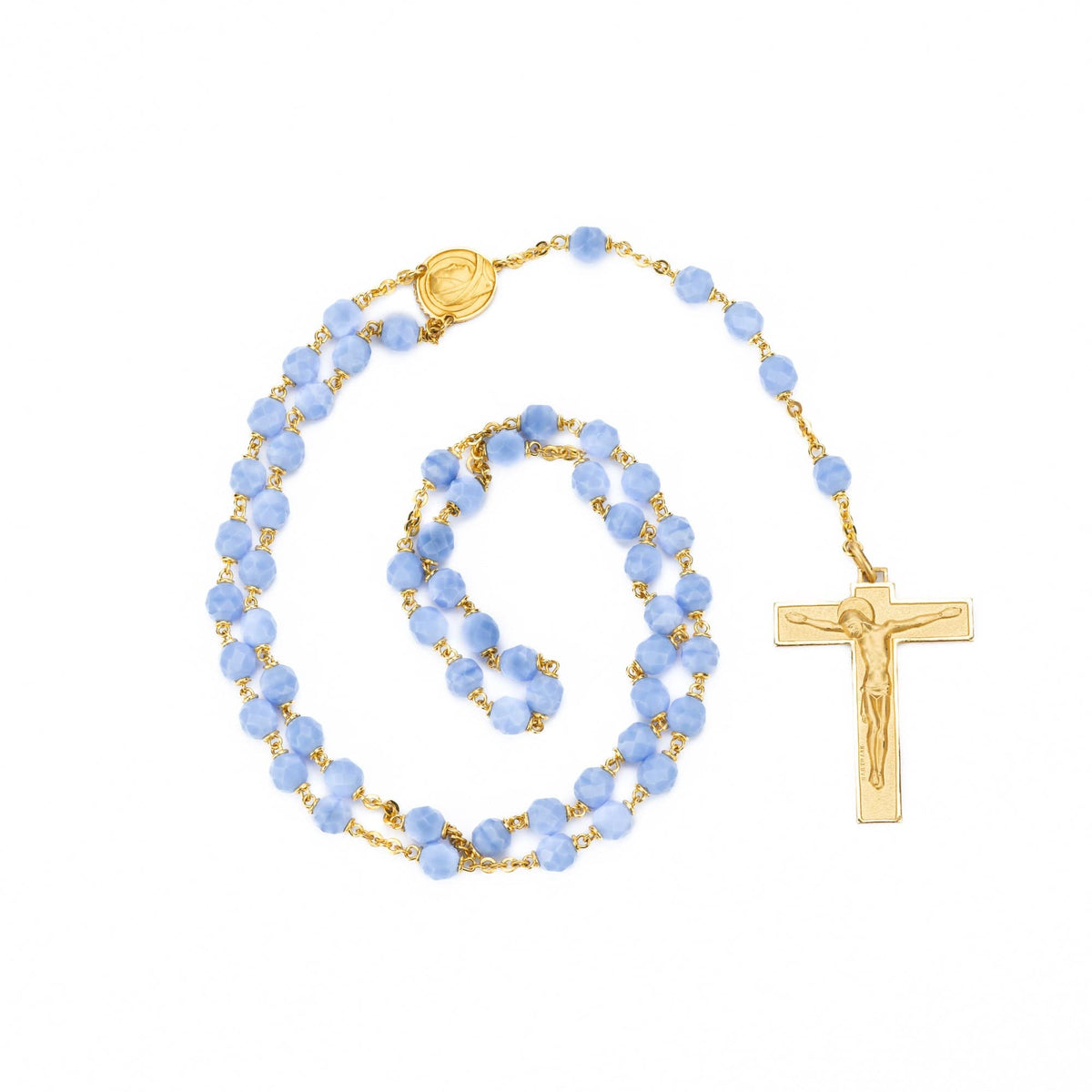Traditional Rosary Beads in Silver-gilt