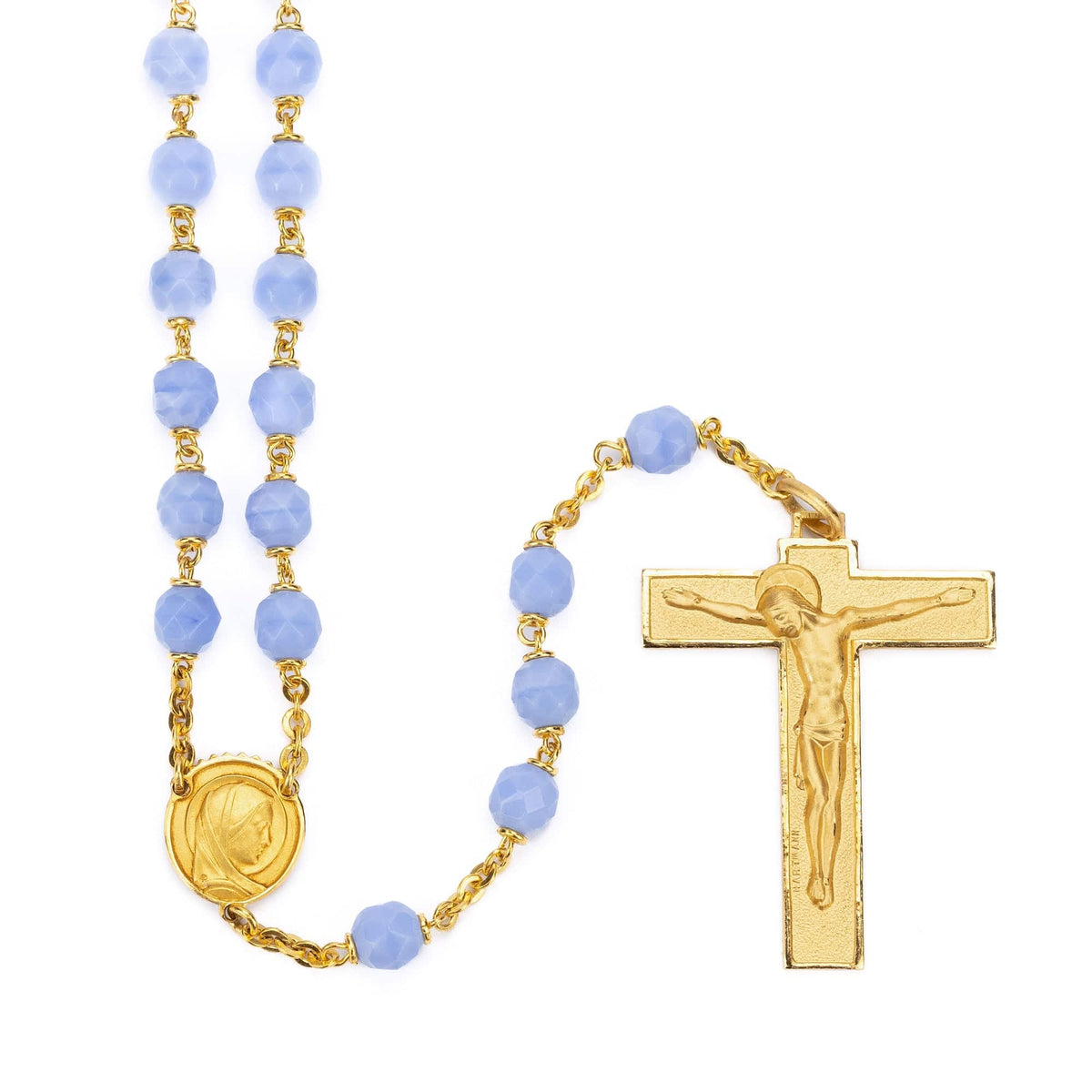 Traditional Rosary Beads in Silver-gilt