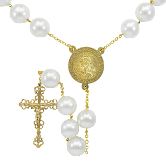 Wall Rosary Glass Pearl Beads