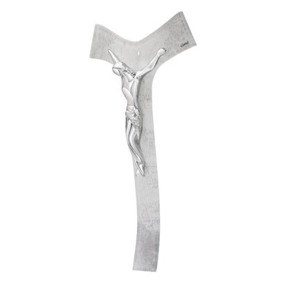 Wavy Murano Glass Tau Cross Modern Style