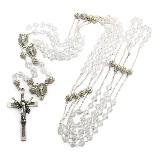 Wedding Lazo Rosary in Crystal
