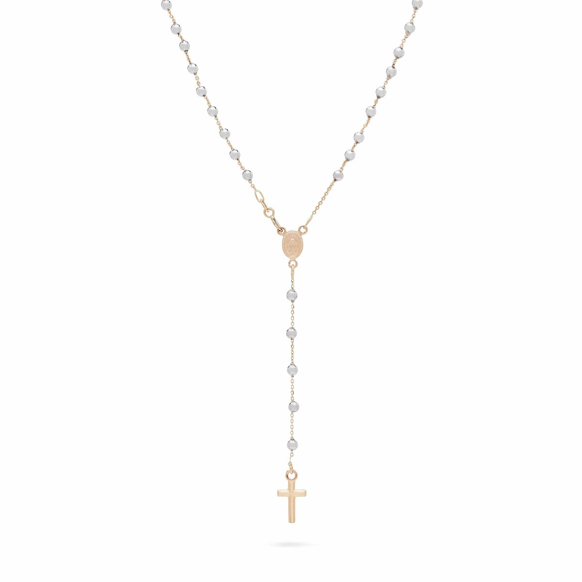 White and Yellow Gold Rosary