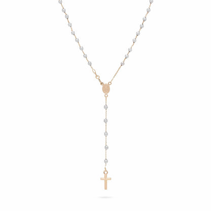 White and Yellow Gold Rosary