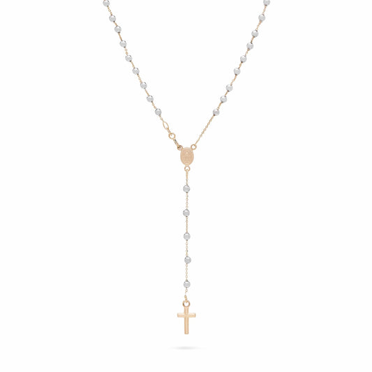 White and Yellow Gold Rosary