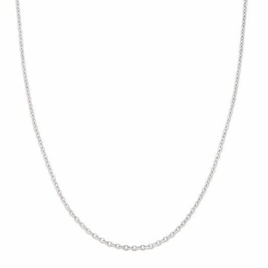 White Gold Berlin Model Chain Necklace