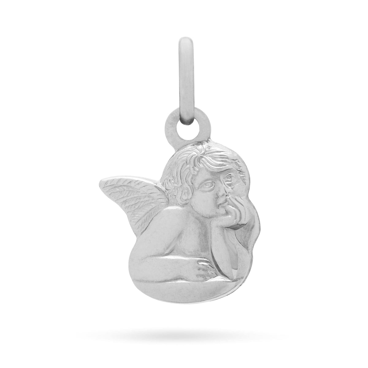 White gold guardian angel