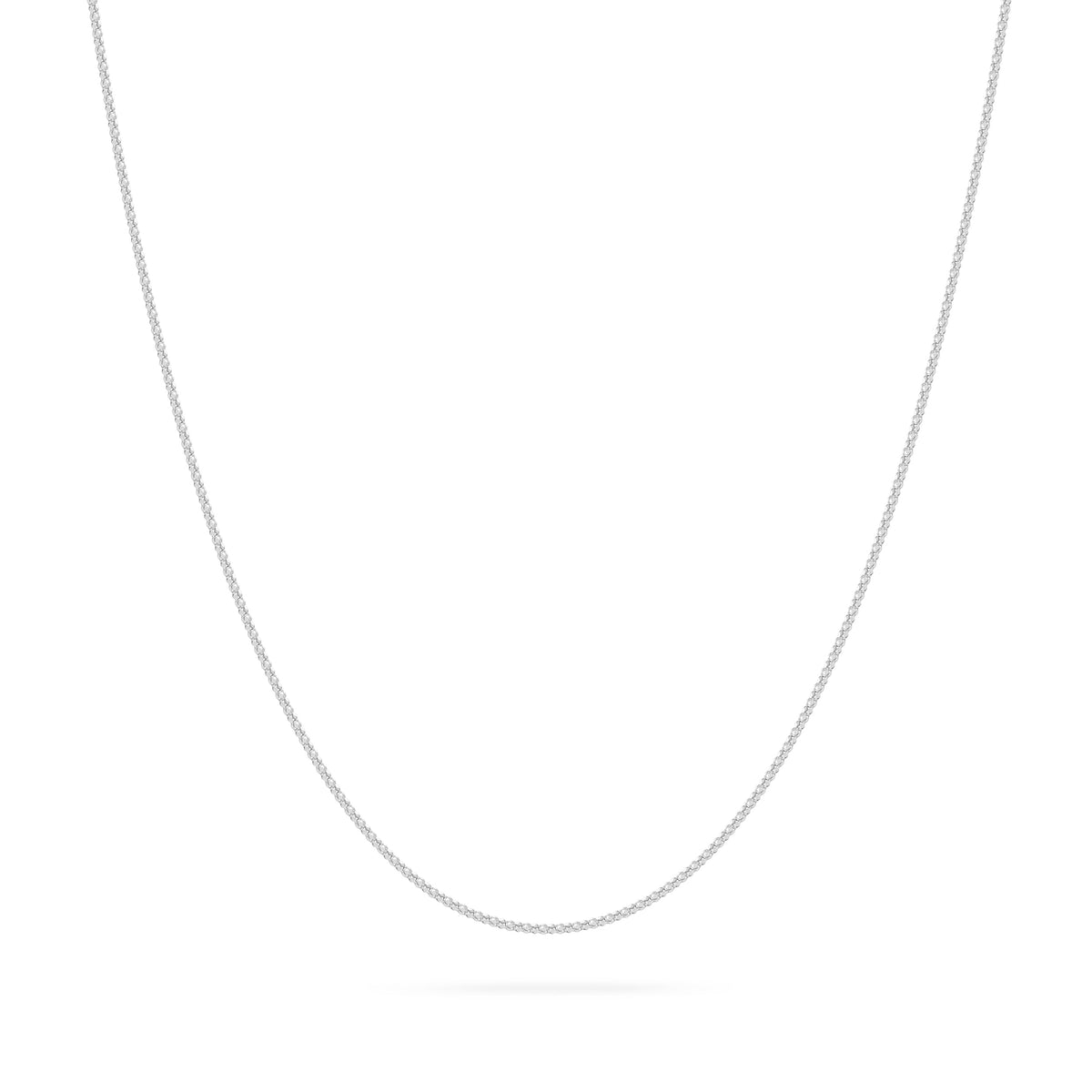 White Gold Korean Chain Necklace