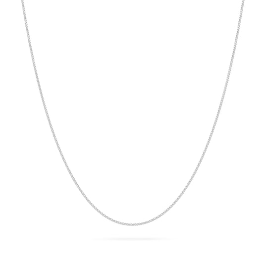 White Gold Korean Chain Necklace