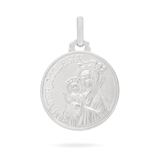 White Gold Medal Mater Ecclesiae