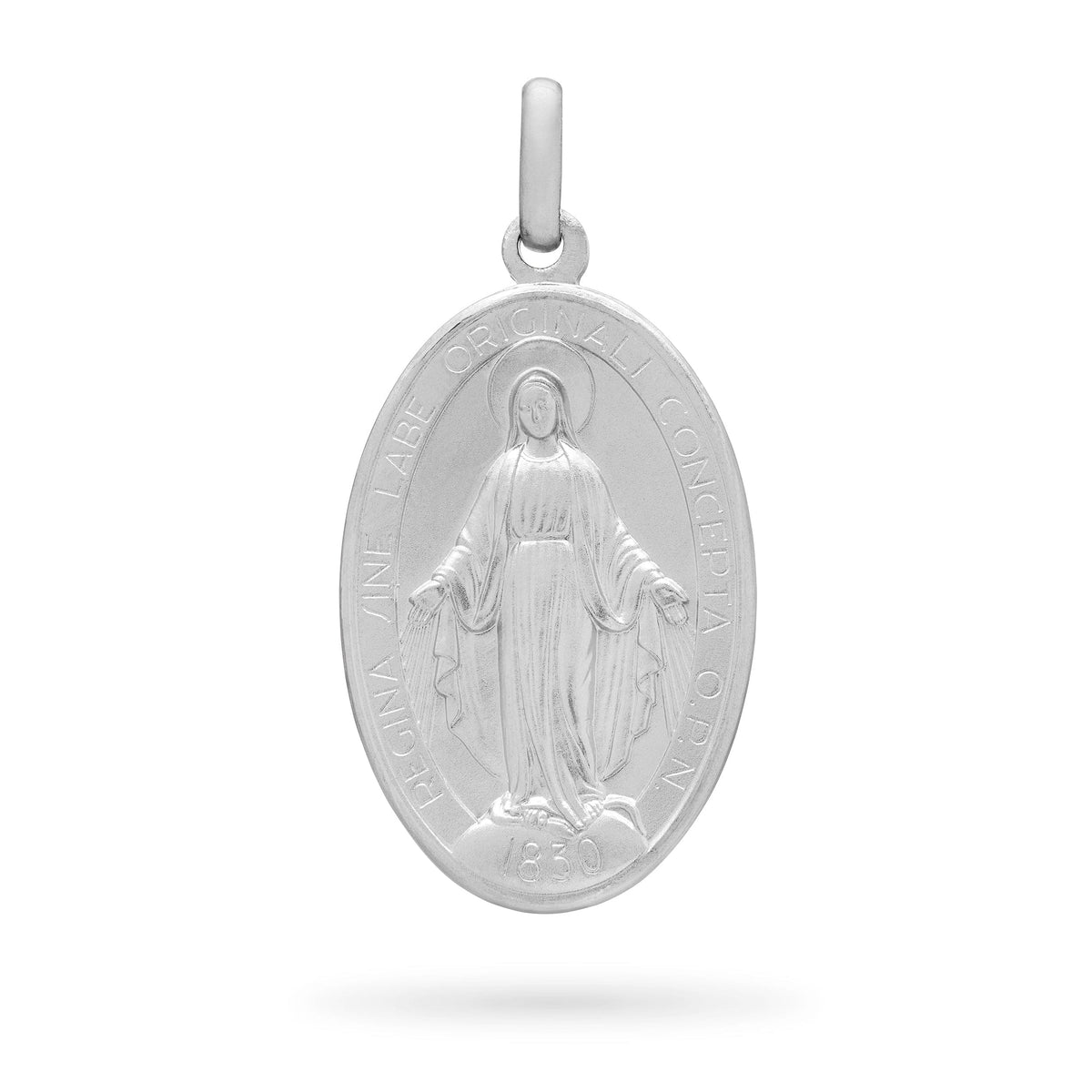 White Gold Miraculous Medal