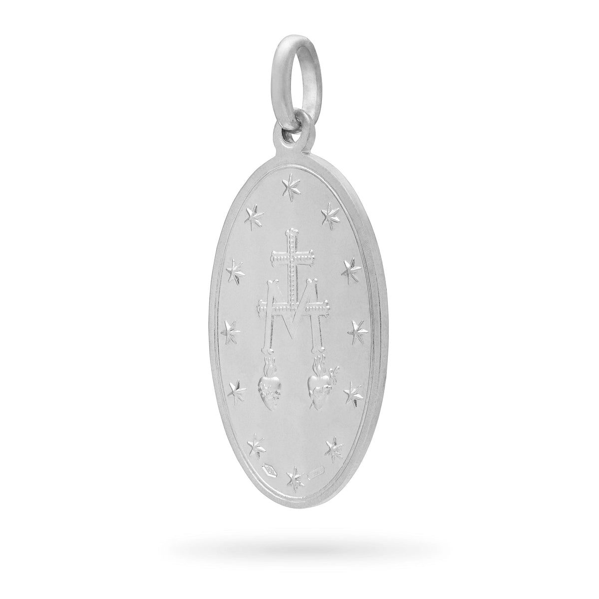 White Gold Miraculous Medal