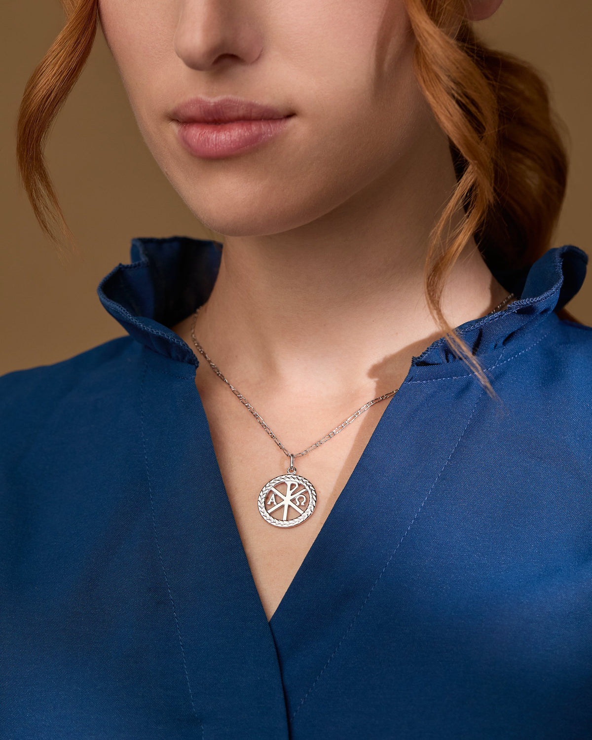 White Gold Peace Cross medal