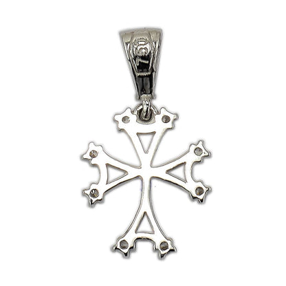 White Gold Squared Pendant