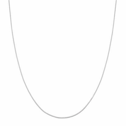 White Gold Venetian Chain Necklace