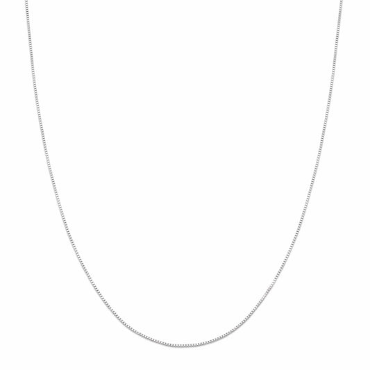 White Gold Venetian Chain Necklace