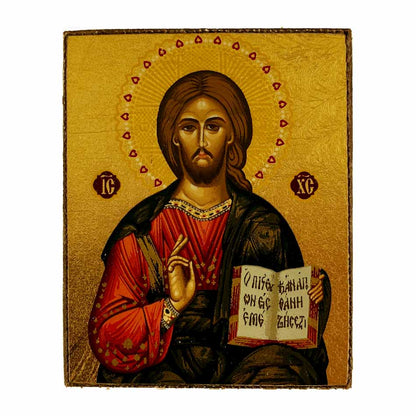 Wooden Icon of Jesus Christ