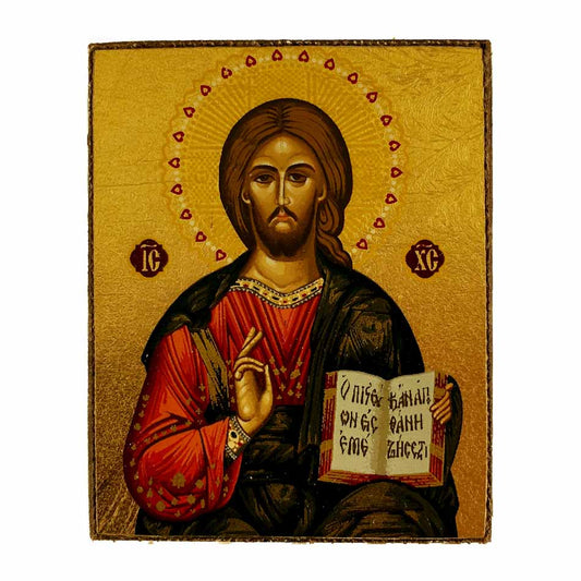 Wooden Icon of Jesus Christ