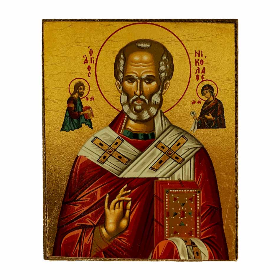Wooden Icon of St. Nicholas