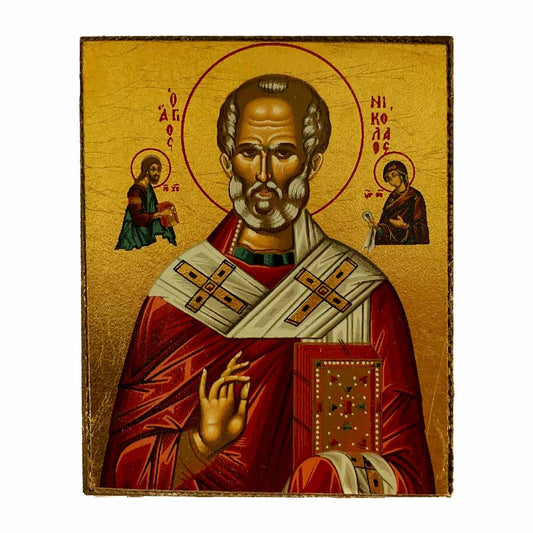 Wooden Icon of St. Nicholas