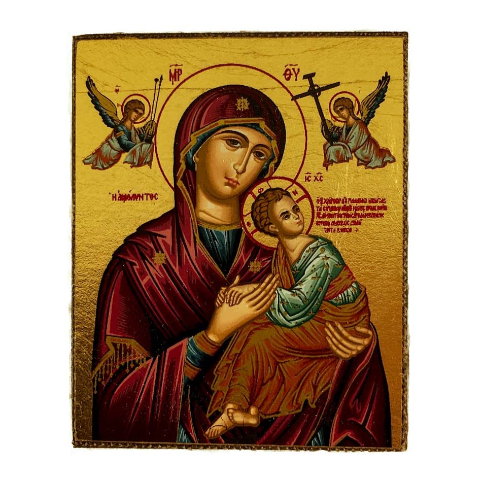 Wooden Icon of Our Lady of Perpetual Help