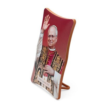 Wooden Panel of Pope Leo XIV