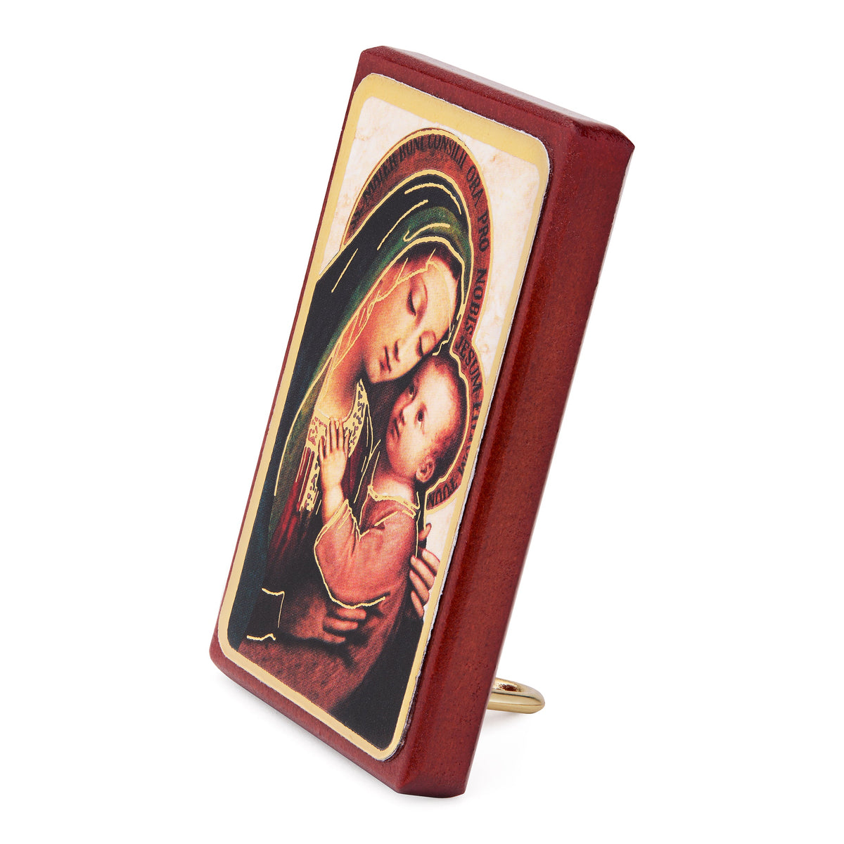 Wooden Picture of Our Lady of Good Counsel