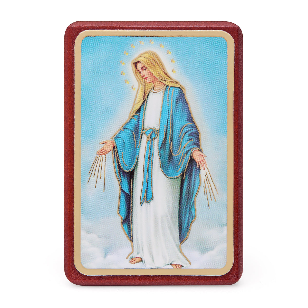 Wooden Picture of Our Lady of the Miraculous Medal