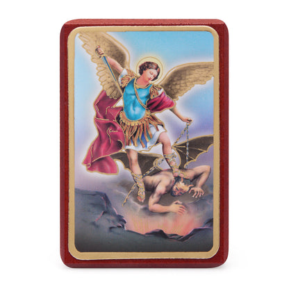 Wooden Picture of St. Michael