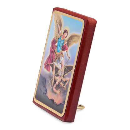 Wooden Picture of St. Michael
