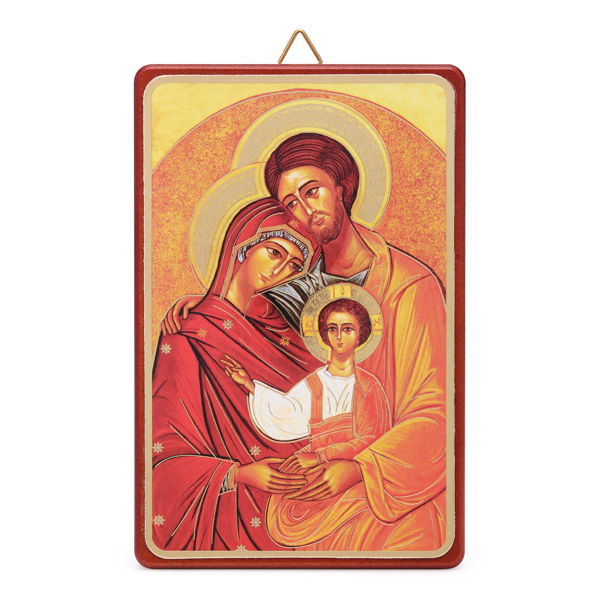 Wooden Picture of the Holy Family