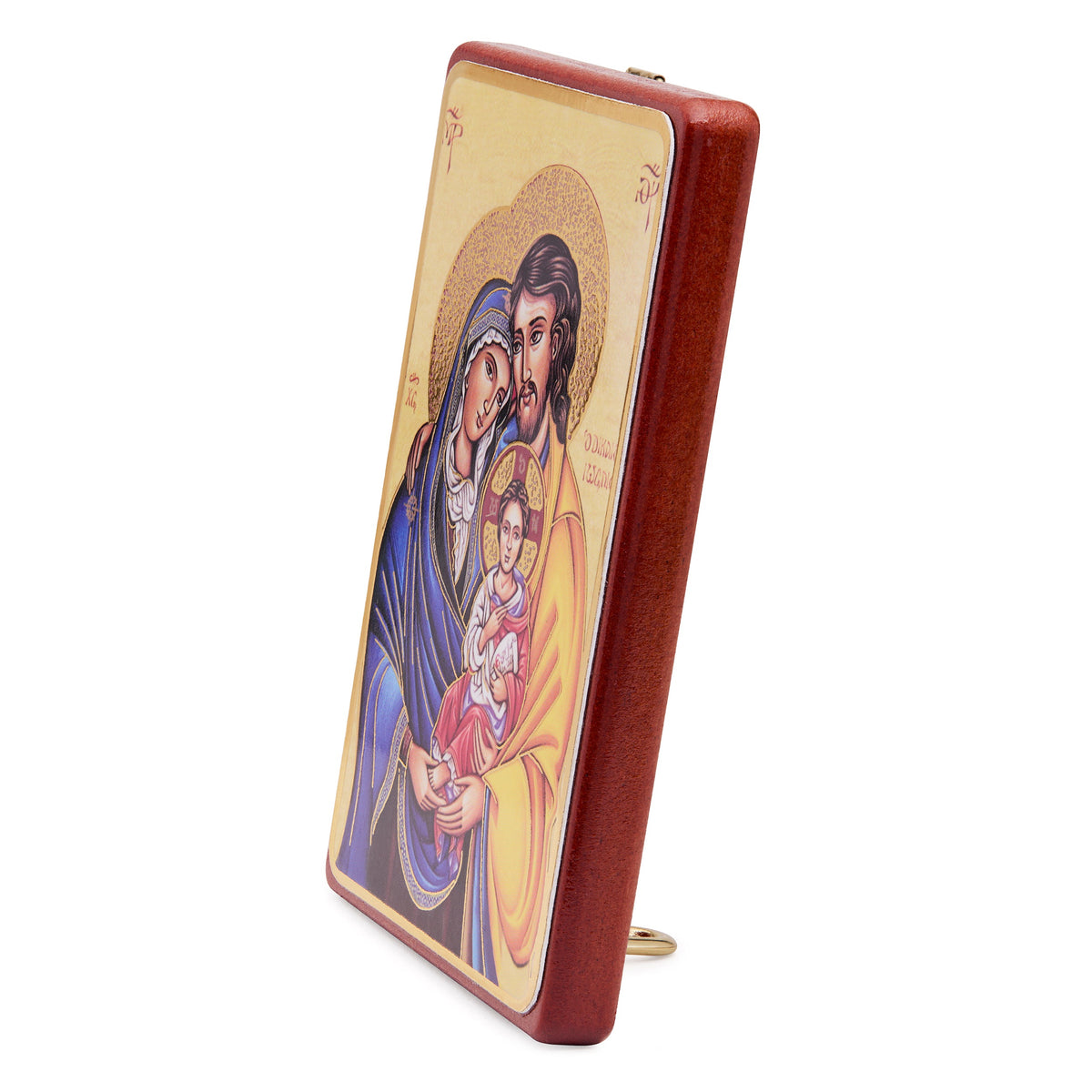 Wooden Picture of the Holy Family Icon