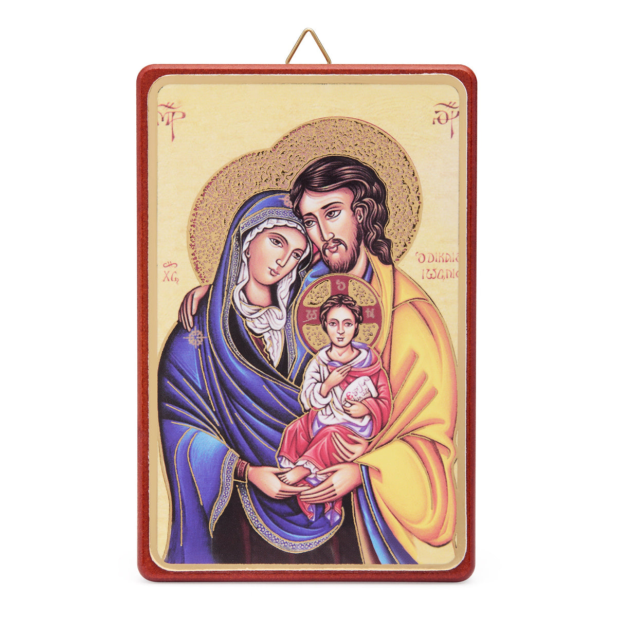 Wooden Picture of the Holy Family Icon
