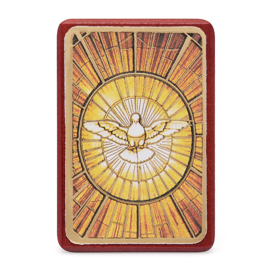 Wooden Picture of the Holy Spirit