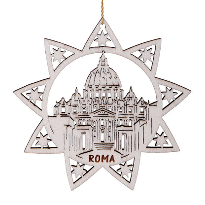 Wooden Star With St. Peter's Basilica