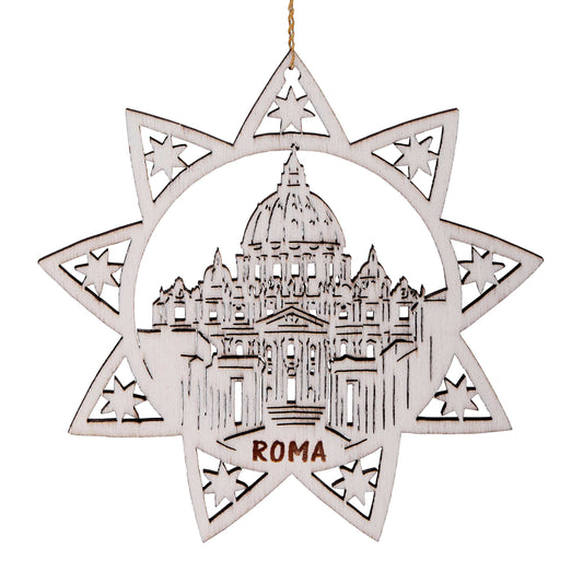Wooden Star With St. Peter's Basilica