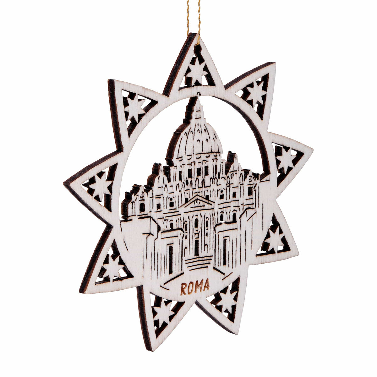 Wooden Star With St. Peter's Basilica
