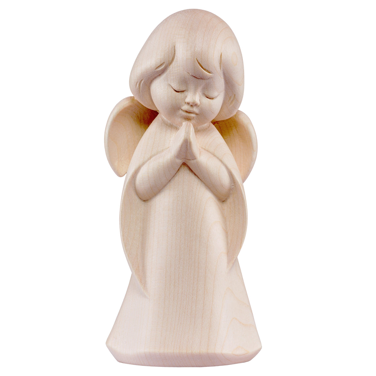 Wooden statue of Dream angel praying