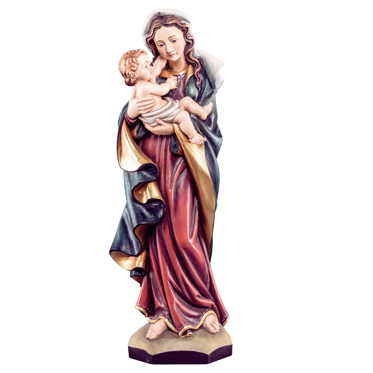 Wooden statue of Madonna Germania